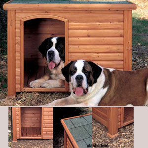 Precision Pet dog house - Extreme Outback Log Cabin