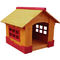candy cottage wood dog house 