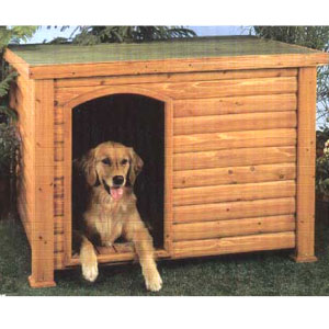 Small Log Cabin Dog House