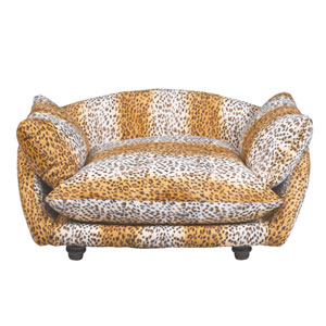 animal print dog sofa bed