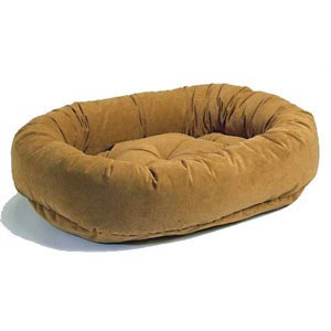 donut bed: teacup, small, medium, large & xl dog bed with tiny grid texture