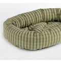 donut bed: cotton plaid teacup, small, medium, large & xl dog bed