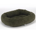 donut bed: green dog bed in 5 sizes -  teacup, small, medium, large & xl dog bed