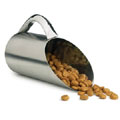 stainless steel dog food scoop