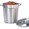 stainless steel dog food container