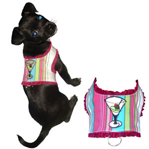 Martini harness vest for teacups and small dogs