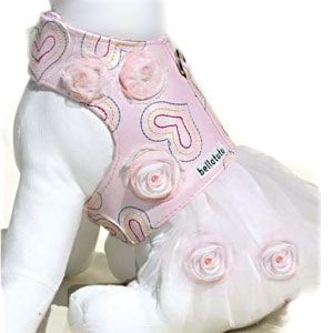 soft dog harness with tutu