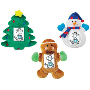 Christmas dog toy - picture pals