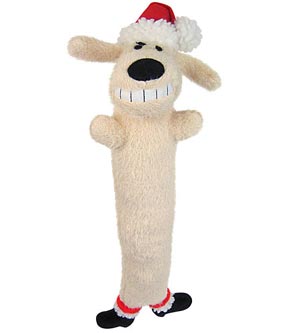 Santa loofa toy