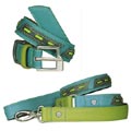 Verve leather dog collar and matching leash 