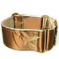 martingale dog collar with bamboo design
