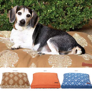 outdoor dog beds - new fabrics