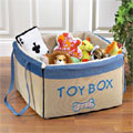 folding canvas dog toy box