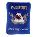 Passport Plush Dog Toy