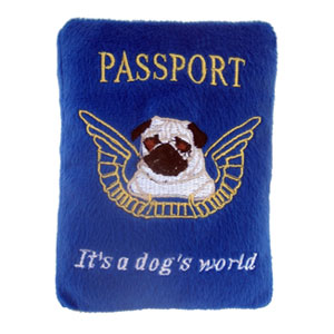 Passport Plush Dog Toy