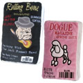 Rolling Bone and Bogue Dog Toys