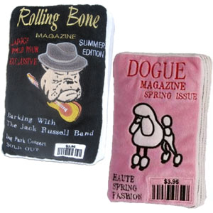 Rolling Bone and Bogue Dog Toys