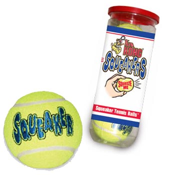 air kong tennis ball with squeaker