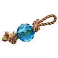 Mini ORKA ball on rope dog toy
