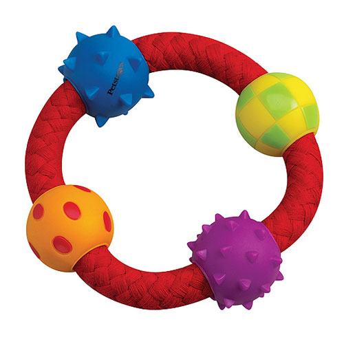 Petstages Multi Textured Chew Ring Dog Toy Petstages Multi Textured Chew Ring Dog Toy