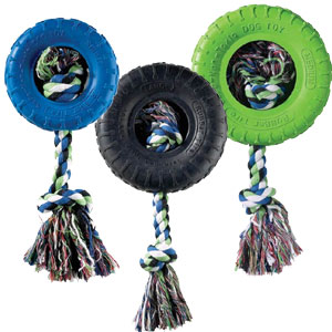 dog tire + rope toys