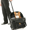 Pet Pilot dog carrier on wheels