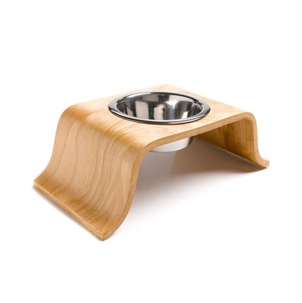 Solid Wood Dog Bowl Holder