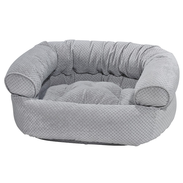 Double Donut Dog Bed Sofa Nickel Weave