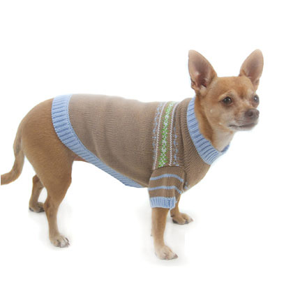 Hamptons Intarsia Dog Sweater