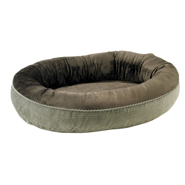 Orbit Plush Dog Bed Silver Sage Bowsers Orbit Dog Bed