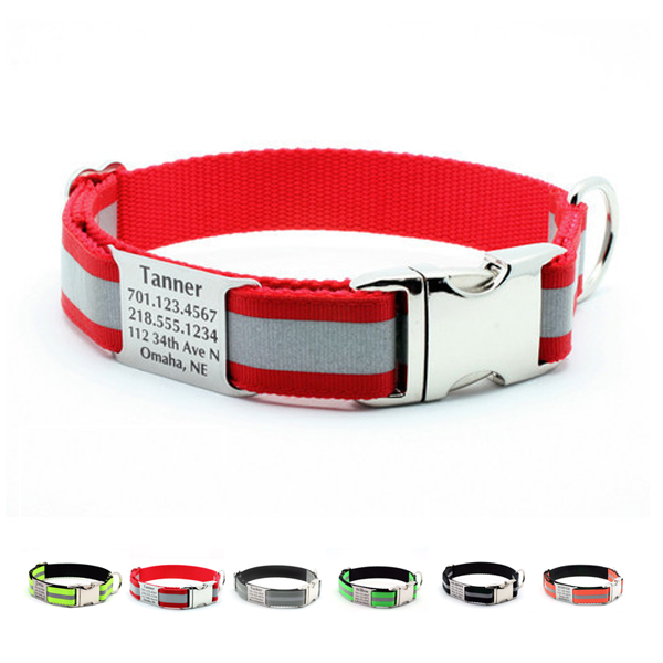 dog collars with names engraved