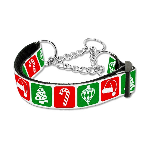 christmas martingale dog collars