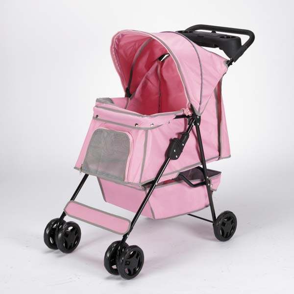 dog stroller pink