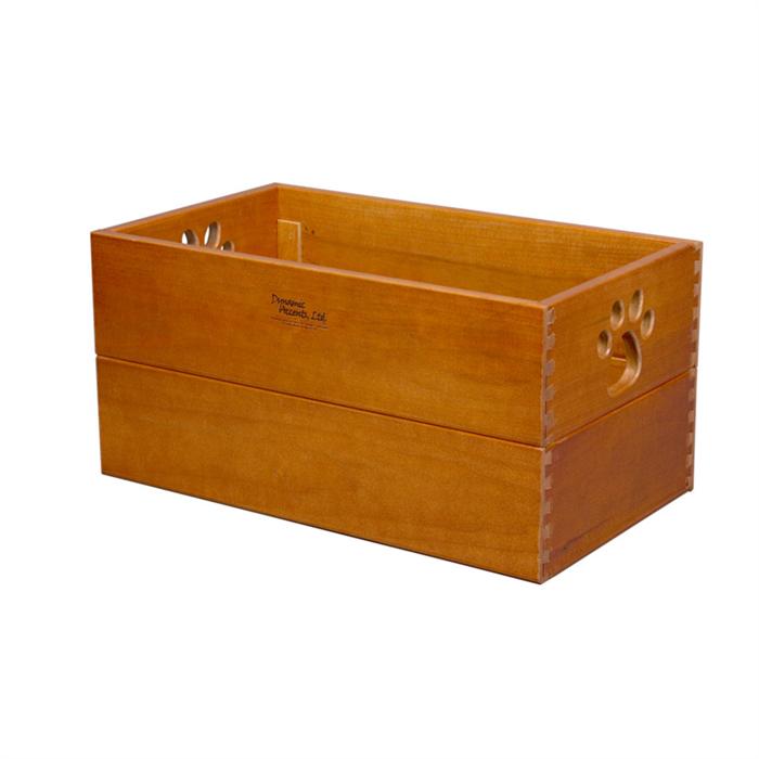 Wooden Dog Toy Storage Box Artisan Bronze A Dog Toy Box