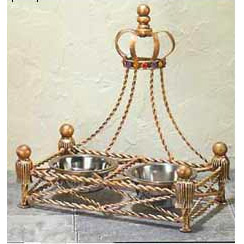 Jeweled Crown Pet Diner
