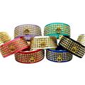 fancy dog collars with crystals, studs and semi precious stones